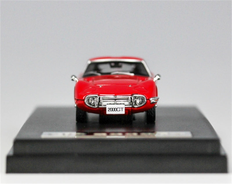 LCD-MODELS TOYOTA 2000GT Red Vintage Car 1:64 car Pre-built Model view4