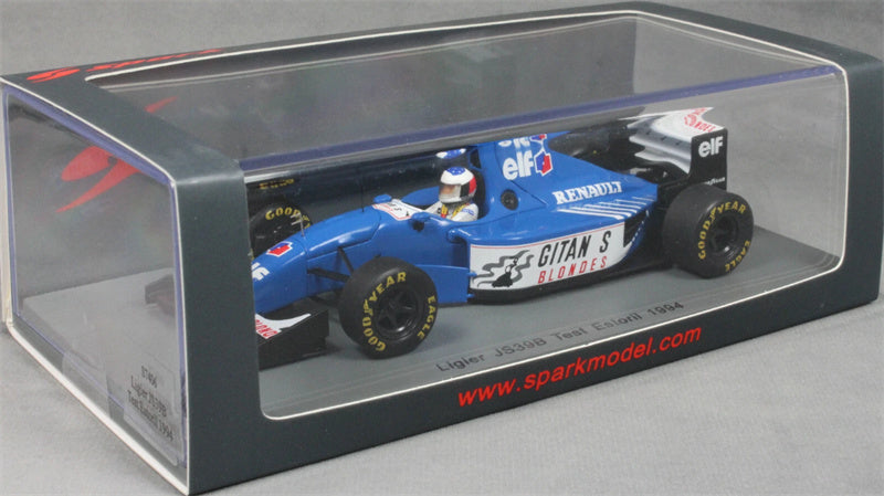Spark Ligier JS39B Test Estoril 1994 M.SCHUMACHER 1:43 Car Pre-built Model view9