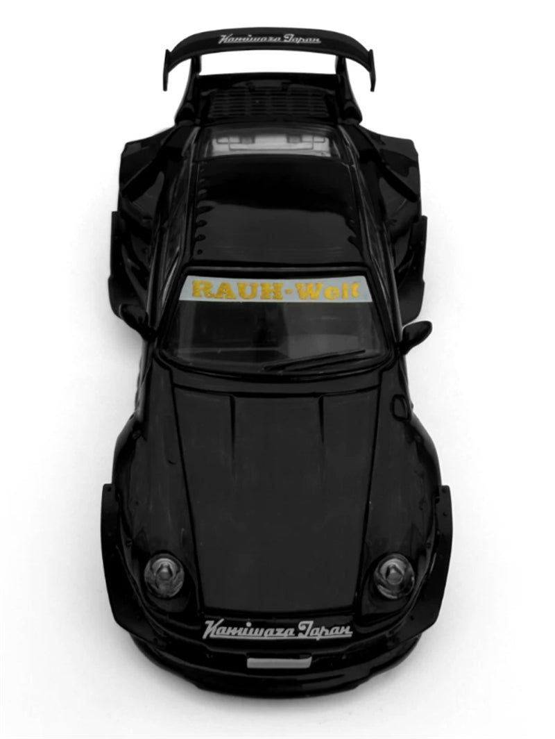 1:64 Porsche RWB 993 Black Model model DIECAST Civil Car Model