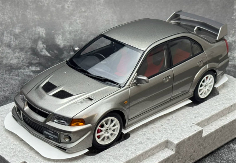 1:18 Mitsubishi Lancer Evolution VI (6.5) GSR T.M.E  Satellite Silver MOTORHELIX Limited Edition 499PCS ONLY DIECAST Model