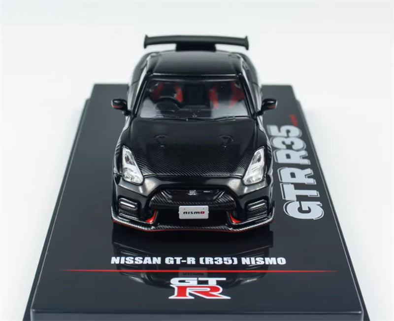 INNO64 NISSAN GT-R R35 NISMO Black 1:64 car Pre-built Model view5