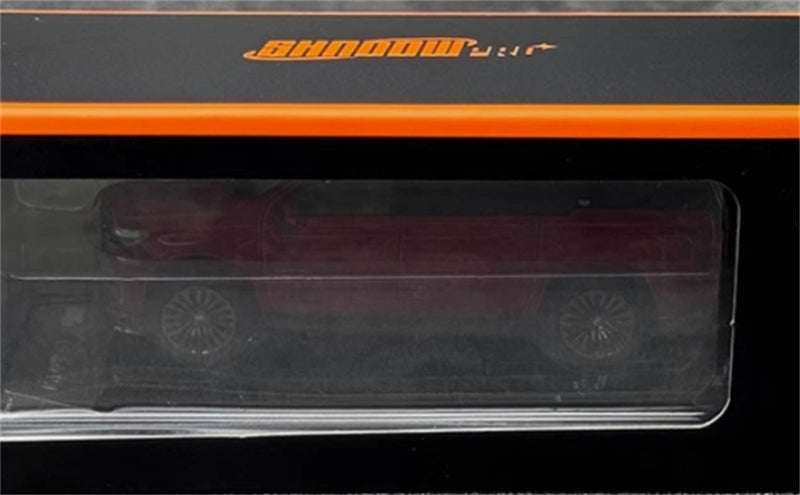 Shadow pro Cadillac Escalade ESV 2023 SUV Burgundy Red 1:64 car Pre-built Model view6