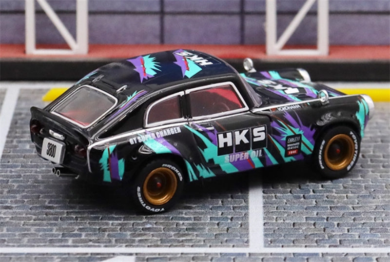 Mortal Honda S800 HKS coating 1:64 Car Pre-built Model view4