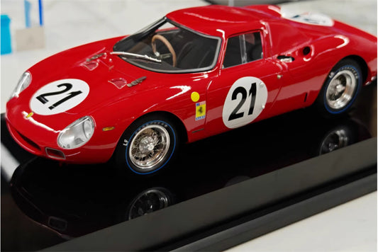1:18 Ferrari 250 LM red Amalgam #21 Resin Car Model view1