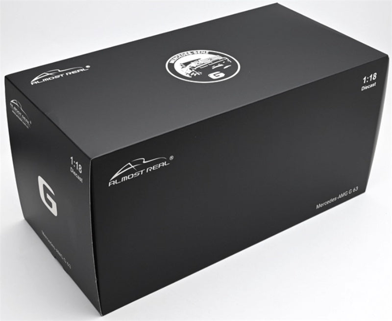 Almost Real Mercedes Benz G63 AMG 2022 55th Anniversary Commemoration Limited Edition 1008PCS ONLY Black - red interior 1:18 Car Pre-built Model view11