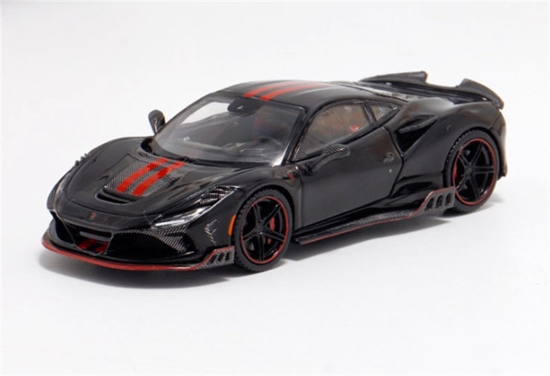 1:64 Ferrari F8 Black D.BoModel&DCM DIECAST Limited Edition 999pcs ONLY Model