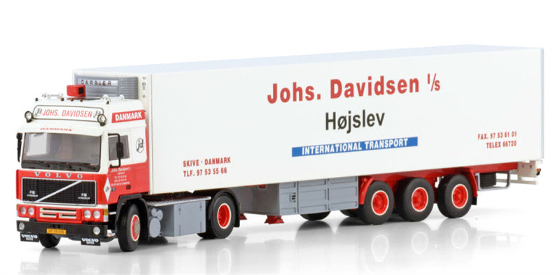 WSI VOLVO F12 4X2 Johs Davidsen Hojslev 1:50 Model