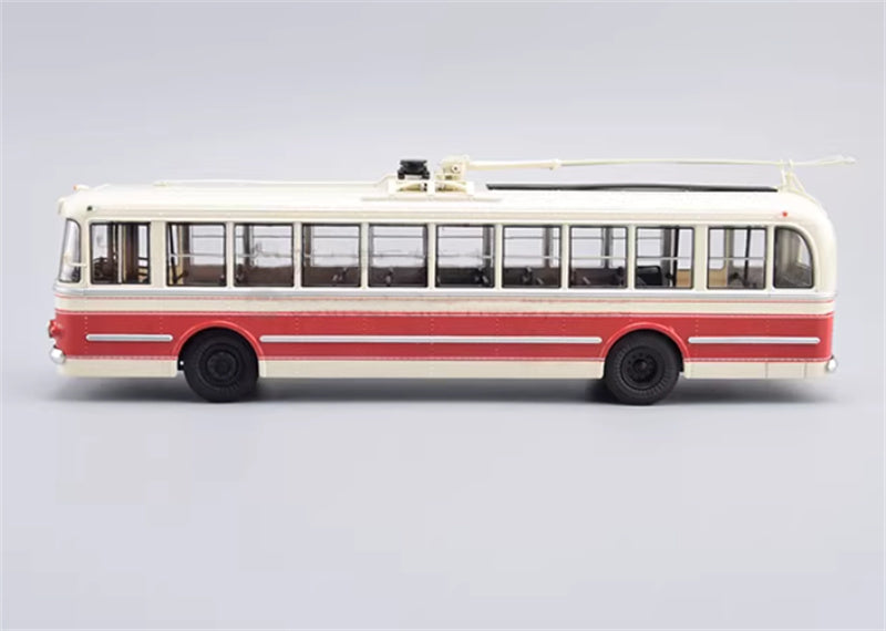 Modimio Moscow TBU-1 Soviet high-capacity high trolley bus 1:43 Bus Pre-built Airliner Model Display view3