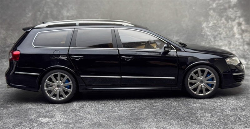 NZG Volkswagen VW Passat Estate R36 Classic ceramic jar Car Pearl black with pedal Limited Edition 199PCS ONLY 1:18 Car Pre-built Model view6