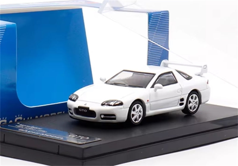 GAGHI MODELS Mitsubishi 3000GT GTO 1998 White 1:64 Car Pre-built Model