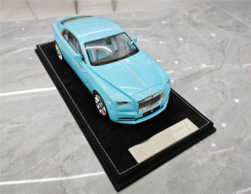 HH Model Rolls Royce Wraith Blue Limited Edition 30PCS ONLY 1:18 Car Pre-built Model view8