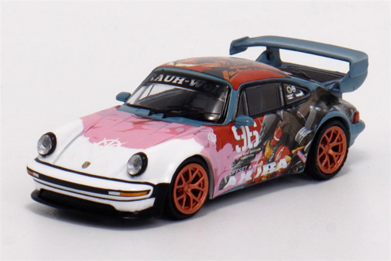 Leixin Porsche Singer Turbo Study 930 Mecha Pink 1:64 Car Pre-built Model view1