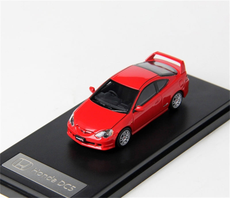 LCD-MODELS Honda Integra Type R DC5 Red 1:64 car Pre-built Model view1