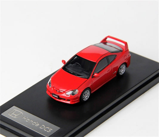 LCD-MODELS Honda Integra Type R DC5 Red 1:64 car Pre-built Model view1