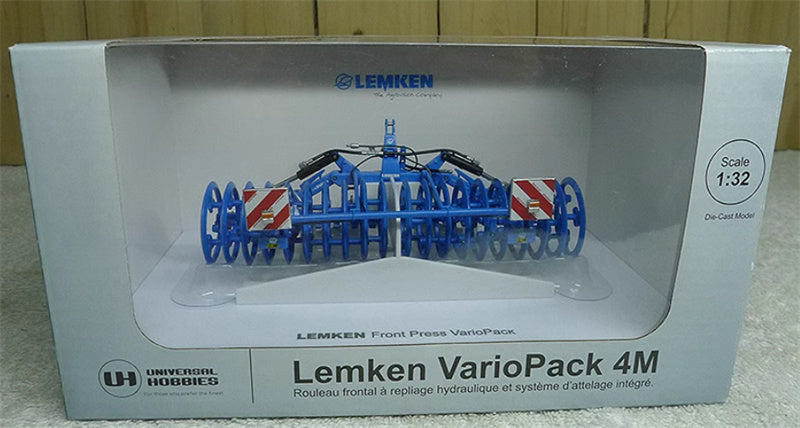 Universal Hobbies LEMKEN Front Press Variopack 4M Blue 1:32 Truck Accessories Pre-built Model