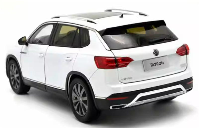 FAW Volkswagen VW TAYRON SUV white 1:18 Car Pre-built Model view7