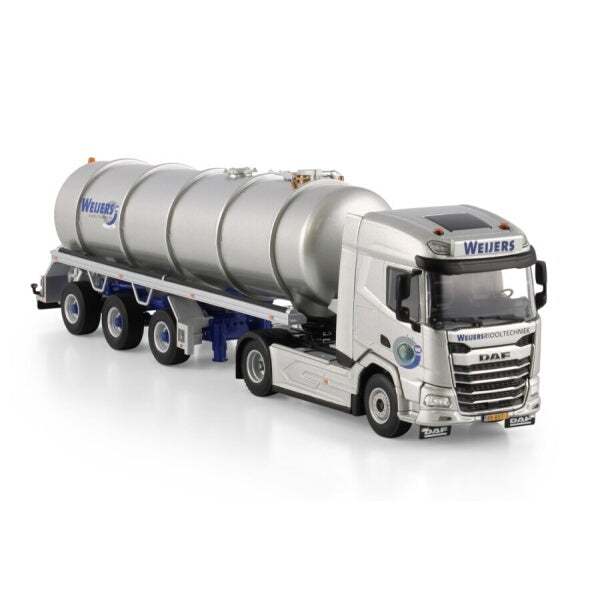 1:50 DAF WEIJERS RIOOLTECHNIEK XF 4X2 TANK TRAILER 3 AXLE WSI   Diecast Model