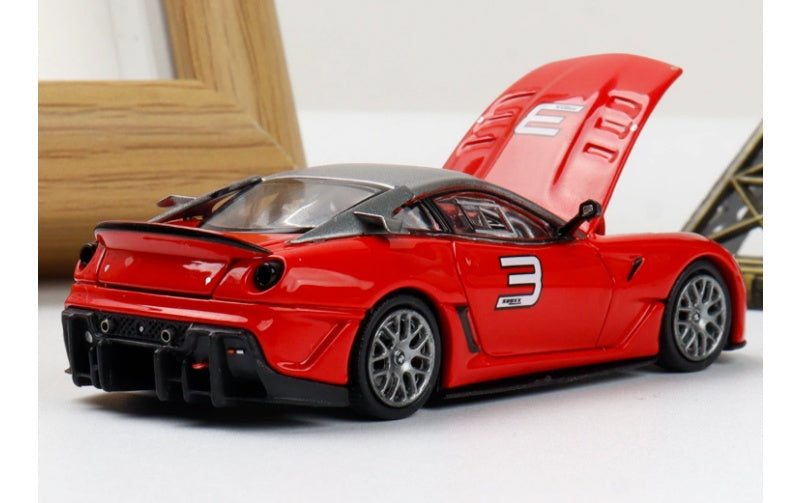 1:64 Ferrari 599XX  Standard Red Rhino Model #3 Limited Edition 999PCS ONLY DIECAST Model