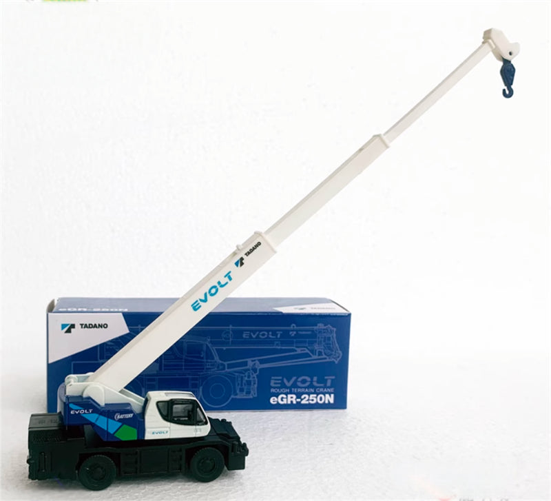 IMC TADANO EVOLT eGR-250N mini Rough Terrain Crane Blue White 1:125 Truck Pre-built Model