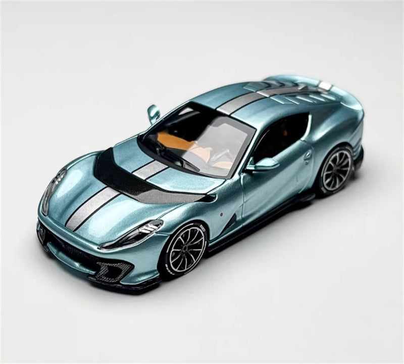 TOC Ferrari FE812C Coupe Sports CELEST MET 1:64 Car Pre-built Model