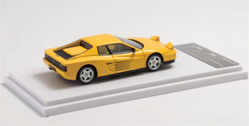 XF MODEL Ferrari Testarossa F110 supercar Yellow 1:64 Car Pre-built Model view6