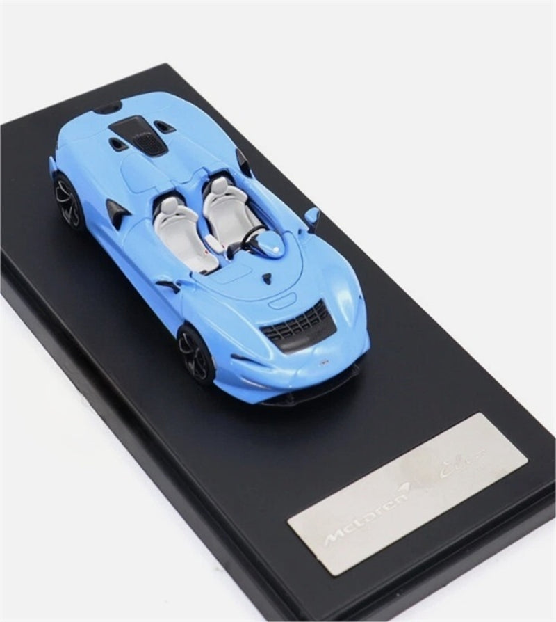 LCD-MODELS McLaren ELVA LIGHT BLUE Open Top Super Car 1:64 car Pre-built Model view3