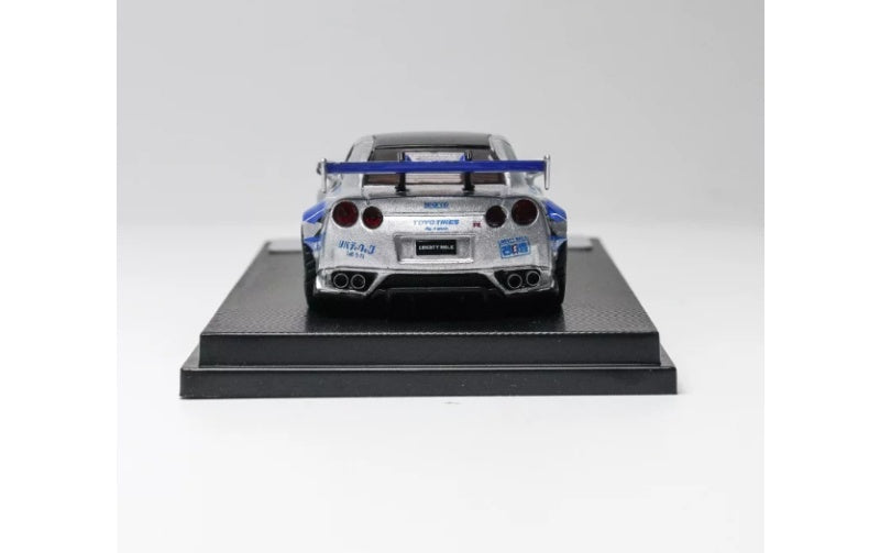 1:64 Nissan GTR R35 LB   ET Model x MC Fast Silver Blue FNF Limited Edition 999PCS ONLY DIECAST Model