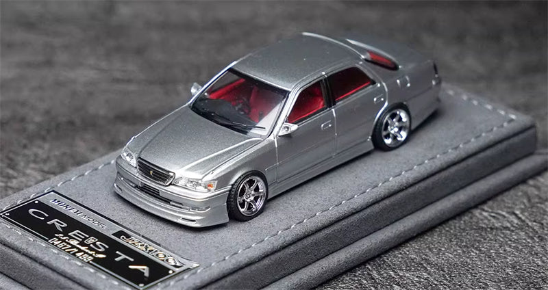 1:64 Toyota Cresta silver Mortal Model Limited Edition 1499PCS ONLY DIECAST Civil Car Model