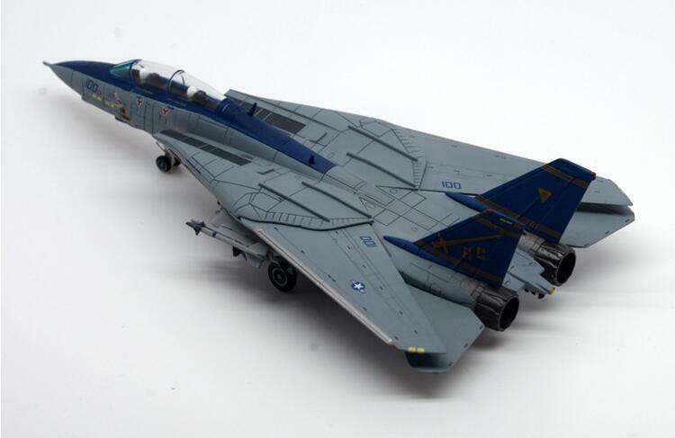 S14 diecast model Tomcat 2005 VF-32 plane Swordsmen Navy US 1/144 AC100 F-14B Swordsmen view3
