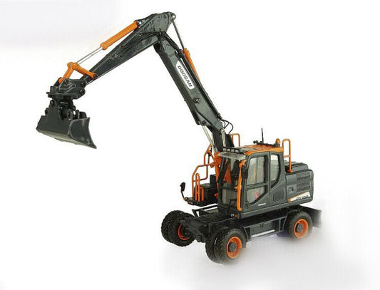 Doosan MODEL 1/50 Black Limited Edition DX160W DIECAST view1
