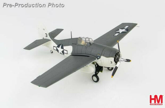 Core HM 1/48 1944 plane American 46685 diecast VC-12 model Grumman F4F-4 Wildcat view2
