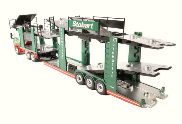 Stobart MODEL Car 1/76 Eddie OXFORD Transporter-Christina DIECAST TRUCK Frances view2