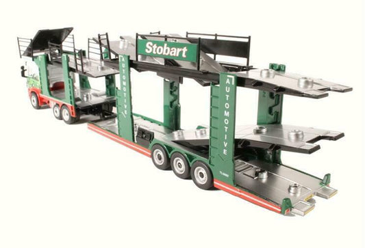 Stobart MODEL Car 1/76 Eddie OXFORD Transporter-Christina DIECAST TRUCK Frances view2