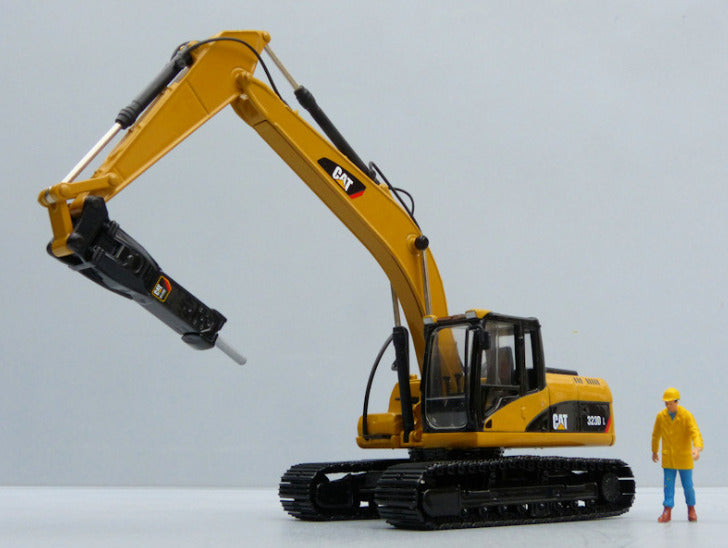 HYDRAULIC MODEL FINISHED 1/50 EXCAVATOR 323DL CAT DIECAST view1