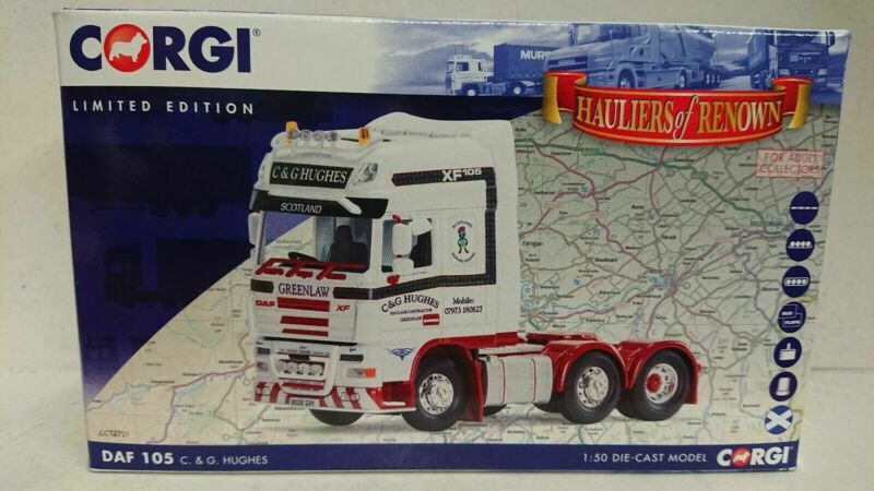 DIECAST 105 C LIMITED G MODEL 1/50 DAF HUGHES & CORGI EDITION view3