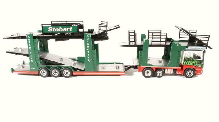 Stobart MODEL Car 1/76 Eddie OXFORD Transporter-Christina DIECAST TRUCK Frances view3