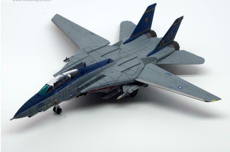 S14 diecast model Tomcat 2005 VF-32 plane Swordsmen Navy US 1/144 AC100 F-14B Swordsmen view4