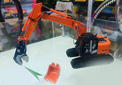 DIECAST MODEL bucket +shear） 1/50 225USRK ZAXIS with Excavator（Equipped view1