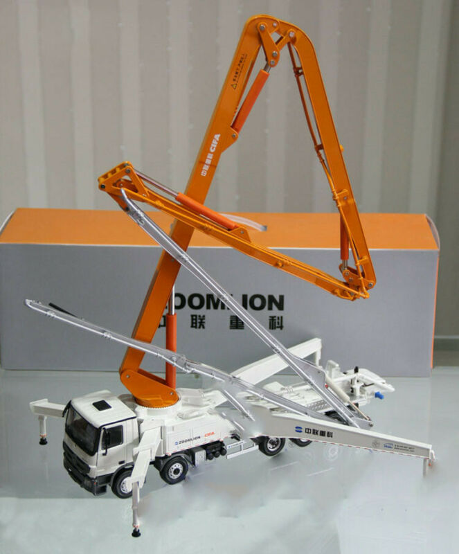 64X-6RZ DIECAST Zoomlion 1/38 MODEL concrete pump truck view7