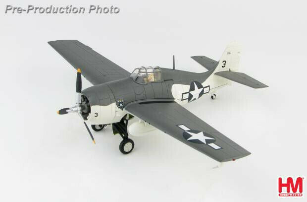 Core HM 1/48 1944 plane American 46685 diecast VC-12 model Grumman F4F-4 Wildcat view1
