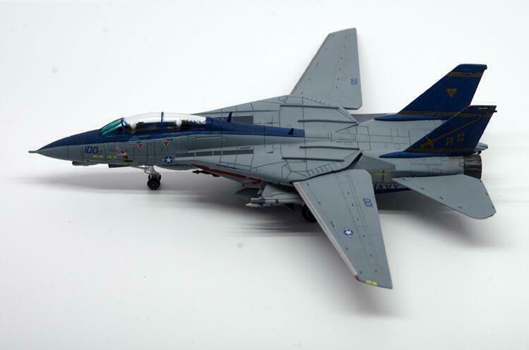 S14 diecast model Tomcat 2005 VF-32 plane Swordsmen Navy US 1/144 AC100 F-14B Swordsmen view6