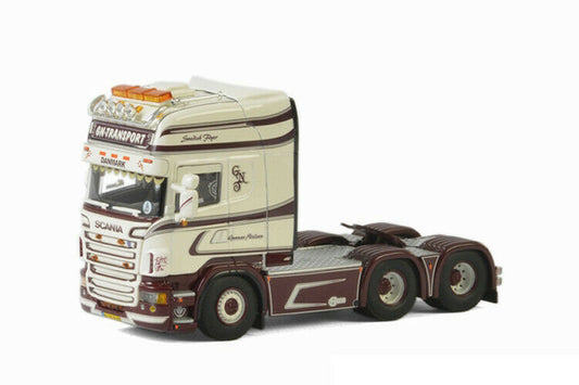 DIECAST 1/50 trailer FINISHED GN Transport tractor SCANIA 6x2 R6 MODEL view1
