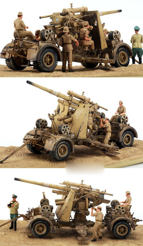 MM 18 1/32 ANTI-TANK GUN 88 ARTILLERY DIECAST FOV FLAK FINISHED MODEL GERMAN GUN view2