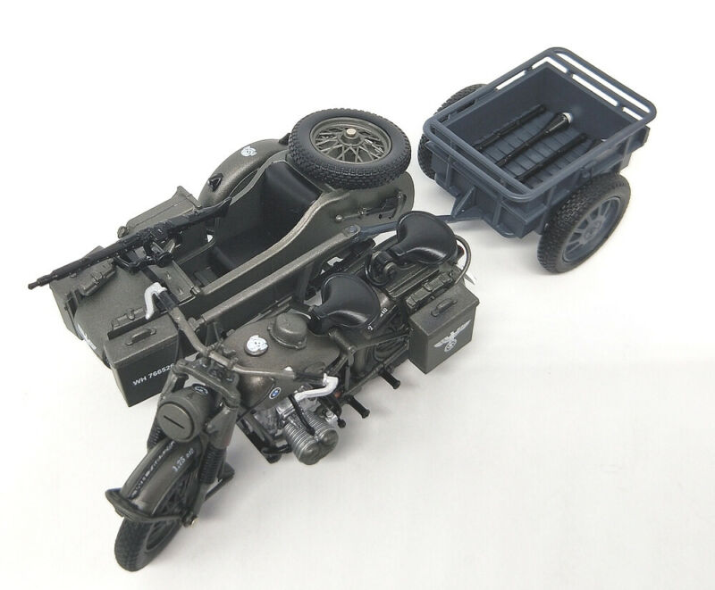 R75 model SS18-BMW GERMAN 30 Panzerfaust 1/24 Motorcycle finished ATLAS view5