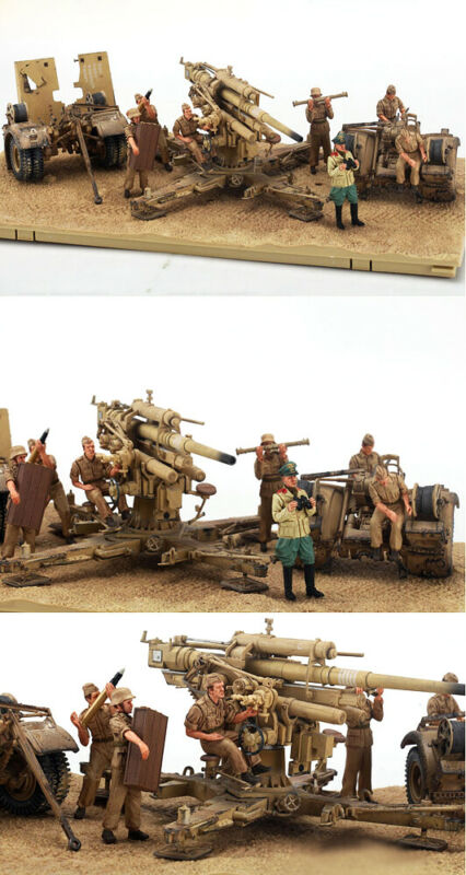 MM 18 1/32 ANTI-TANK GUN 88 ARTILLERY DIECAST FOV FLAK FINISHED MODEL GERMAN GUN view3