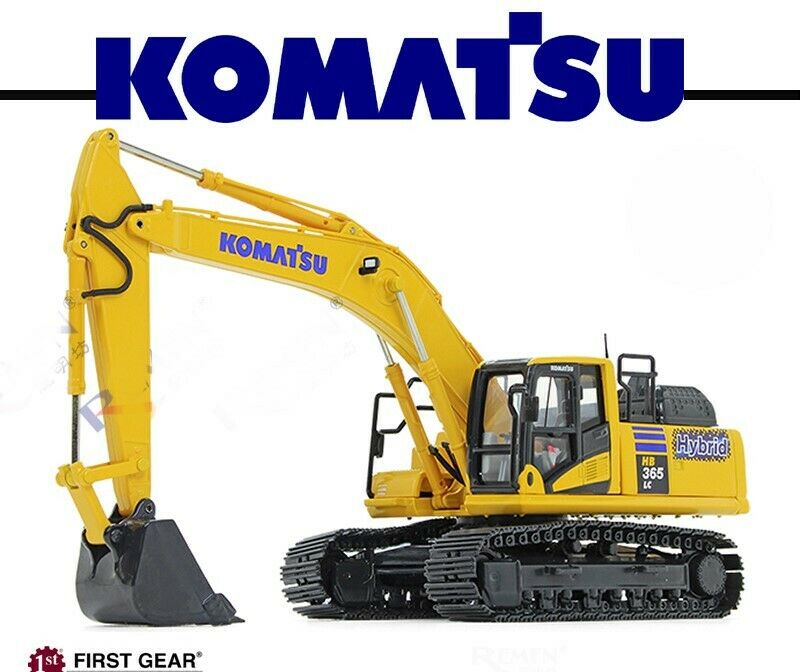 First 1/50 Hybrid MODEL (#50-3412) Gear DIECAST Excavator HB365LC-3 Komatsu view1