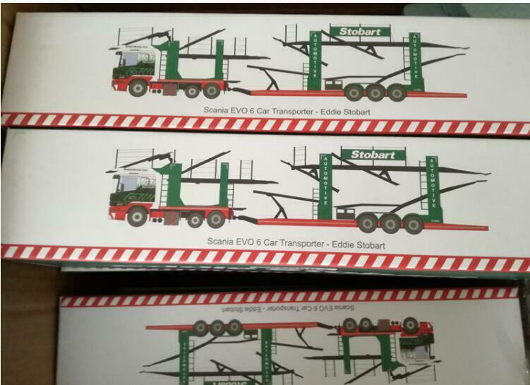 Stobart MODEL Car 1/76 Eddie OXFORD Transporter-Christina DIECAST TRUCK Frances view5