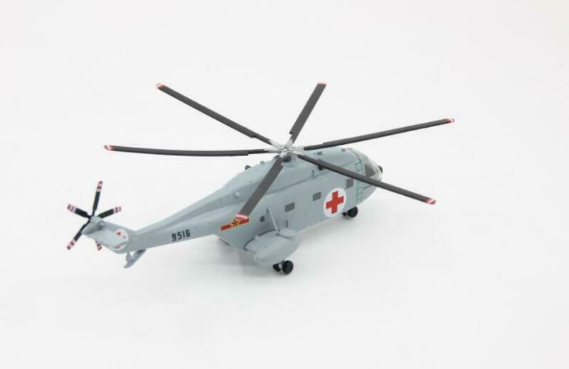 Transport 1/144 UNISTAR Z-8 rescue diecast Z8 Chinese Changhe Navy helicopter view4