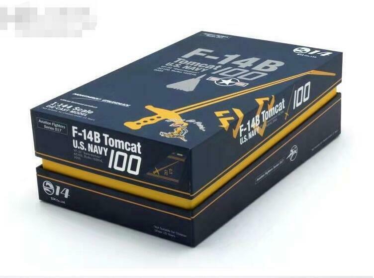 S14 diecast model Tomcat 2005 VF-32 plane Swordsmen Navy US 1/144 AC100 F-14B Swordsmen view9