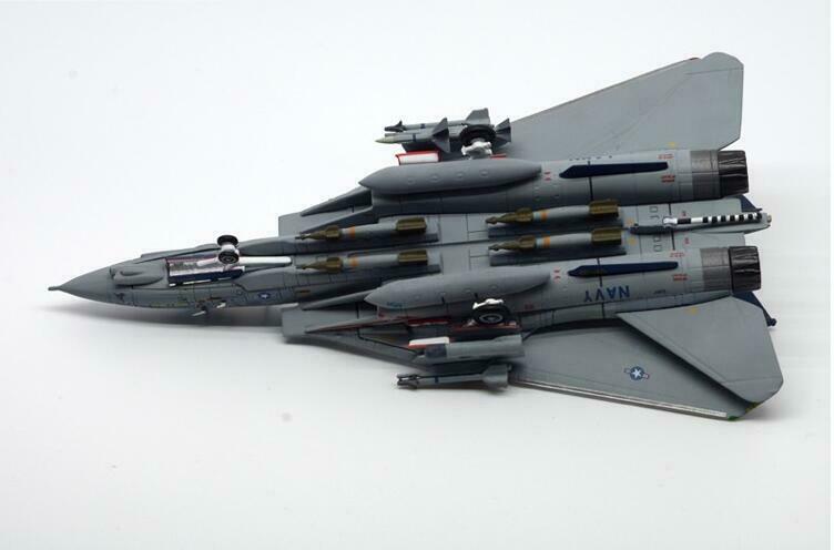 S14 diecast model Tomcat 2005 VF-32 plane Swordsmen Navy US 1/144 AC100 F-14B Swordsmen view8